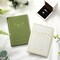 2 Pcs Vow Books to Husband Wife Wedding Book with Gold Foil Lettering Lined Page Hard Cover Vow Book Engagement Gift for Groom Newly Engaged Couple Wedding Must Have(Dark Green-Light Green)